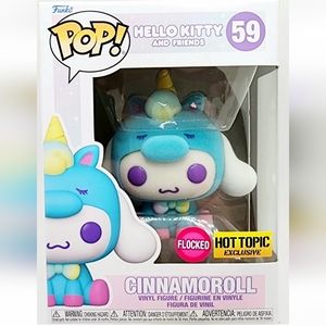 NEW Funko CINNAMOROLL Flocked HELLO KITTY & FRIENDS Sanrio POP 59 HT EXCLUSIVE